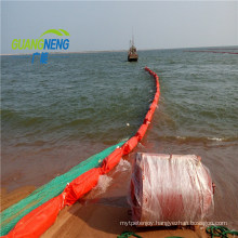 Pollution Control Containment Inflatable Rubber Oil Boom/PVC Oil Boom